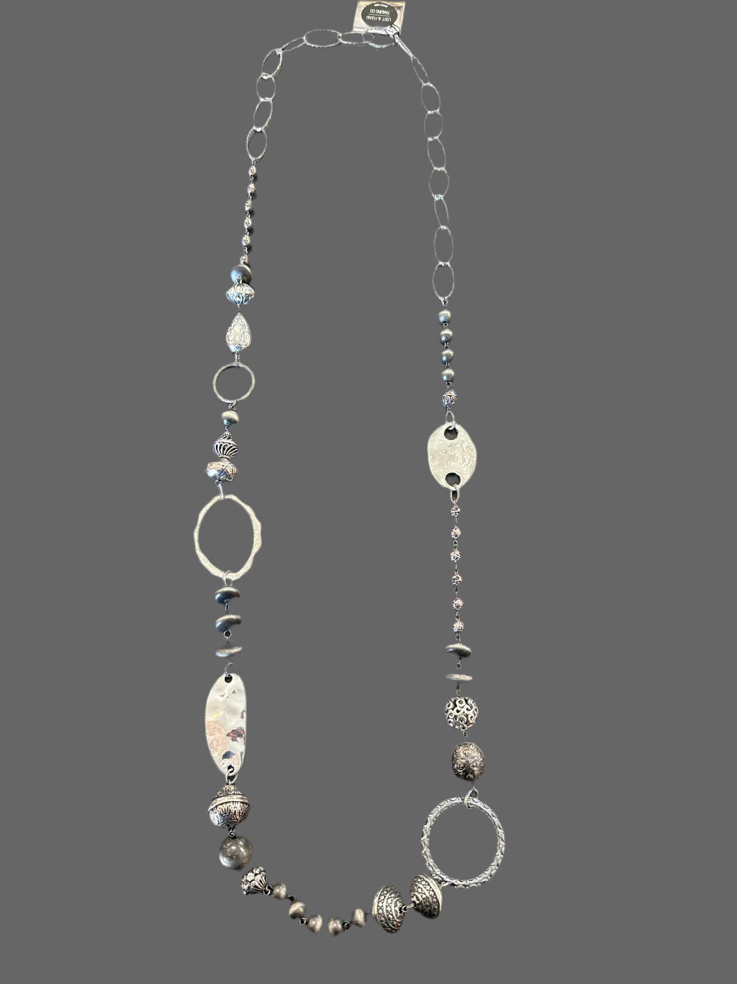 Chunky Mixed Bead Necklace NU227