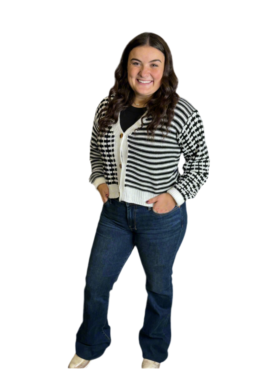 Harper Striped Button Up