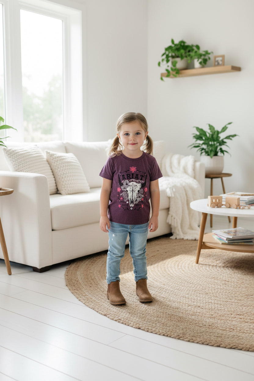 Ariat Skulls Florals Girls