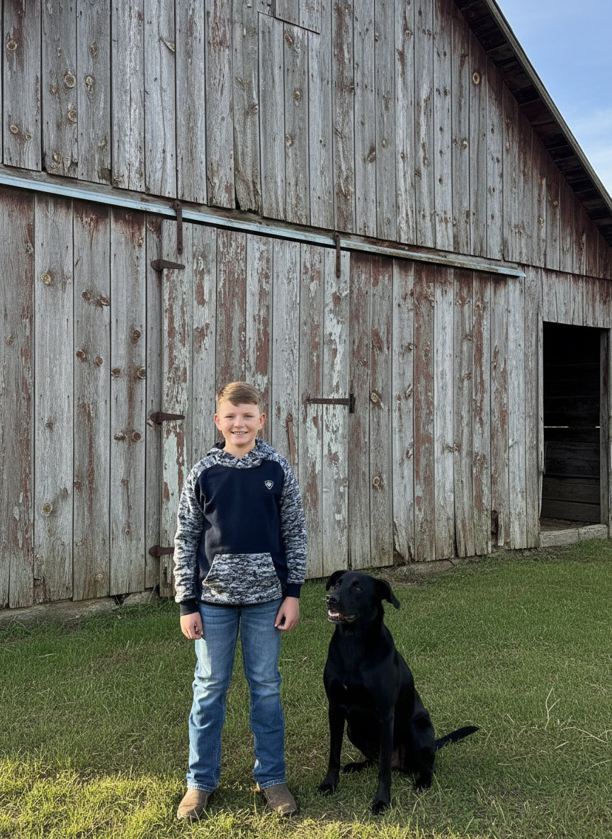 Ariat Boys Hoodie Digi Camo