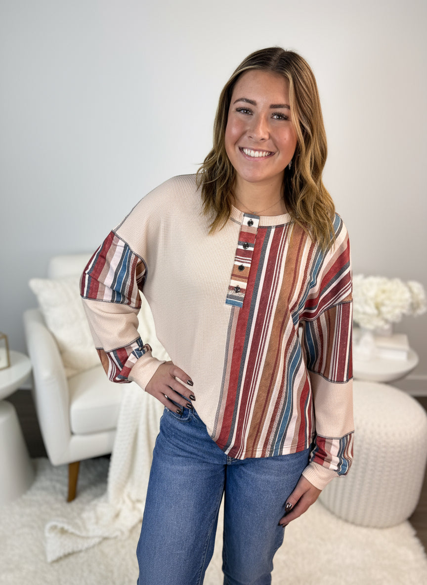 Sally's Striped Long Sleeve