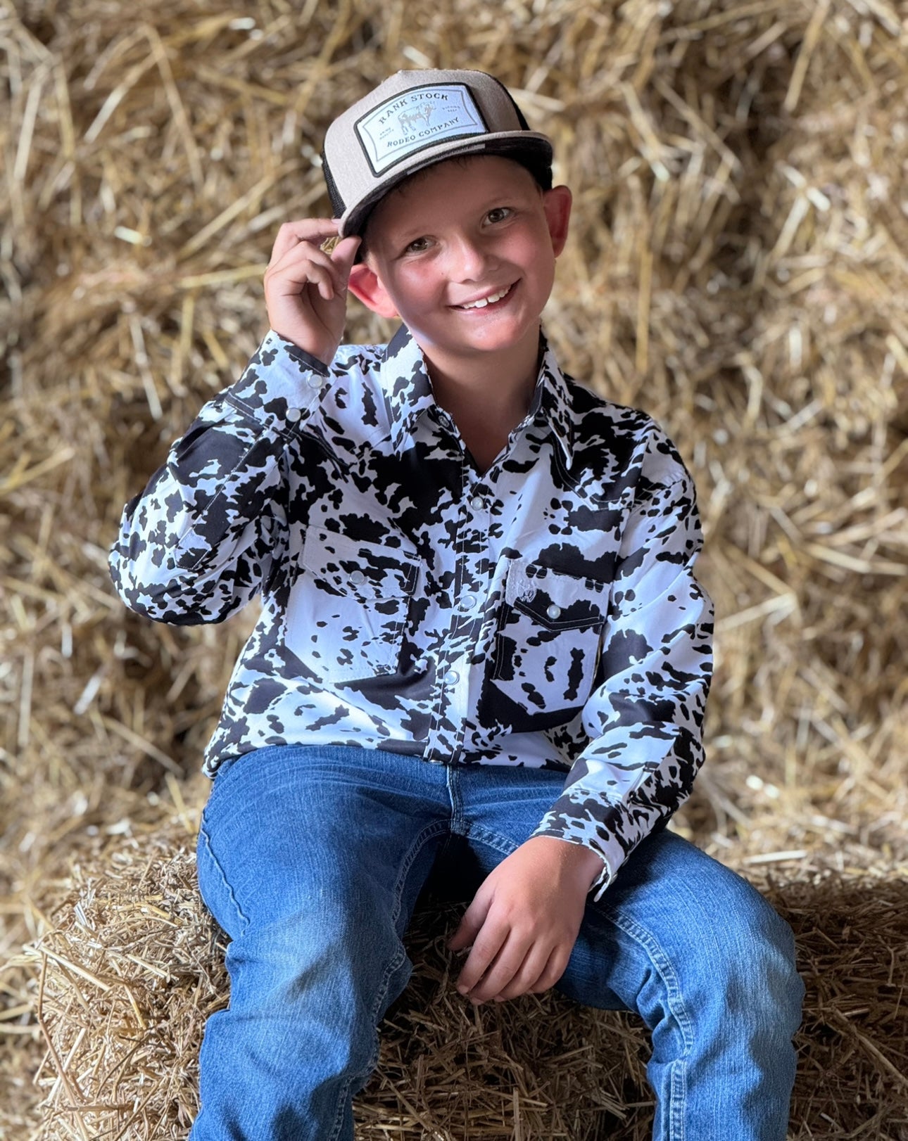 Kids Print Snap Shirt