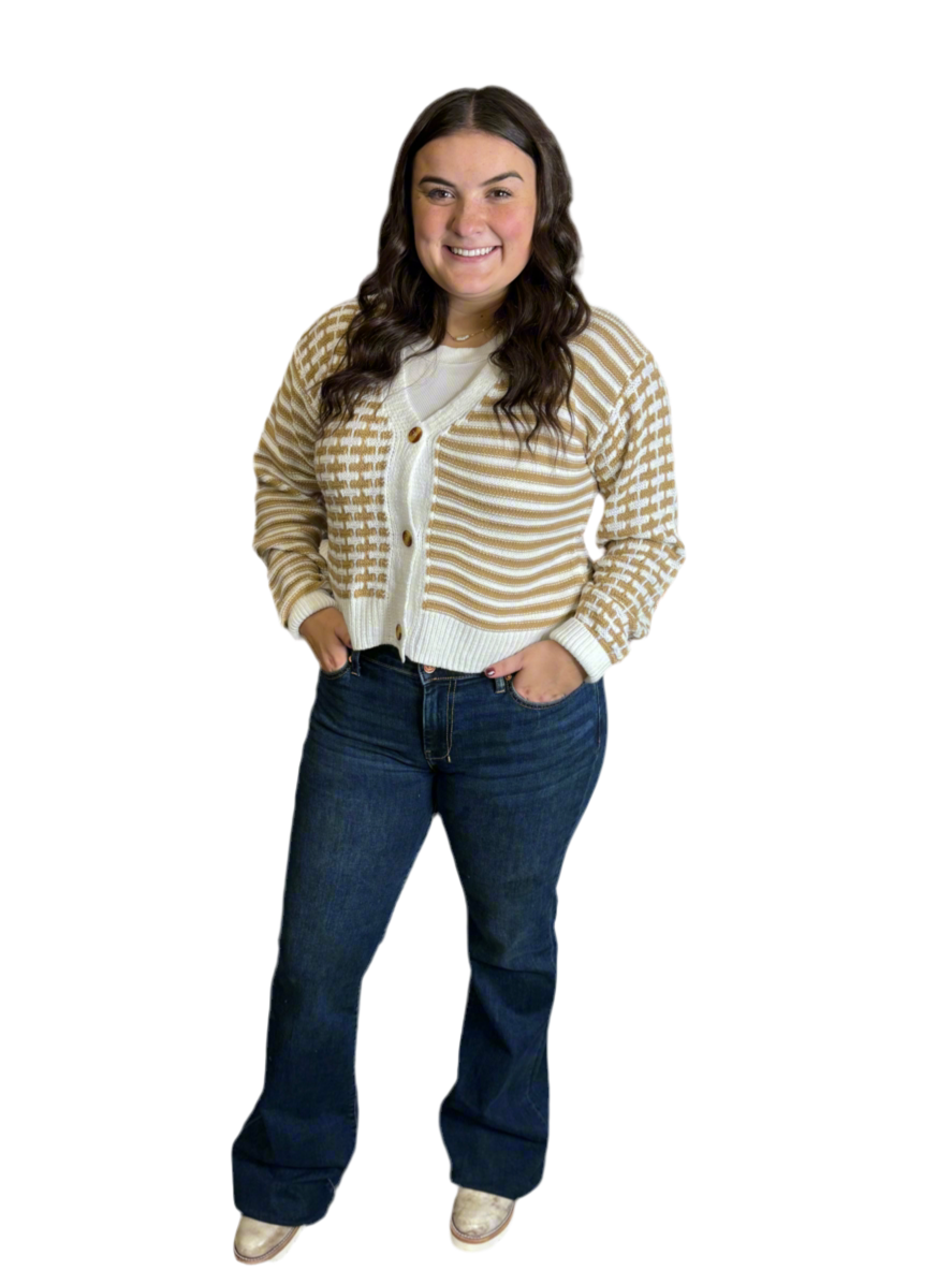 Harper Striped Button Up