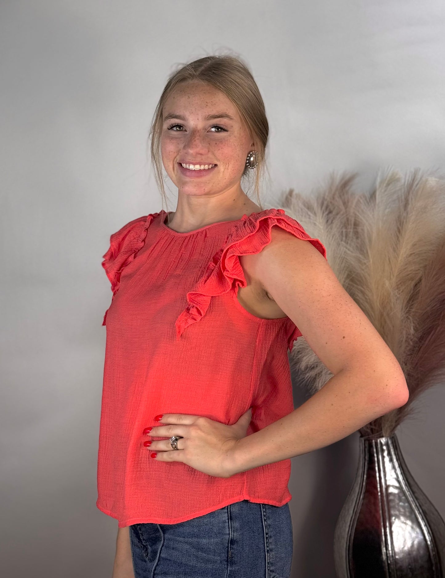 Willow Ruffle Blouse