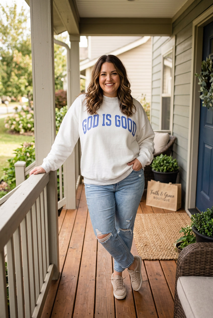 Jesus Reversible Mock Neck