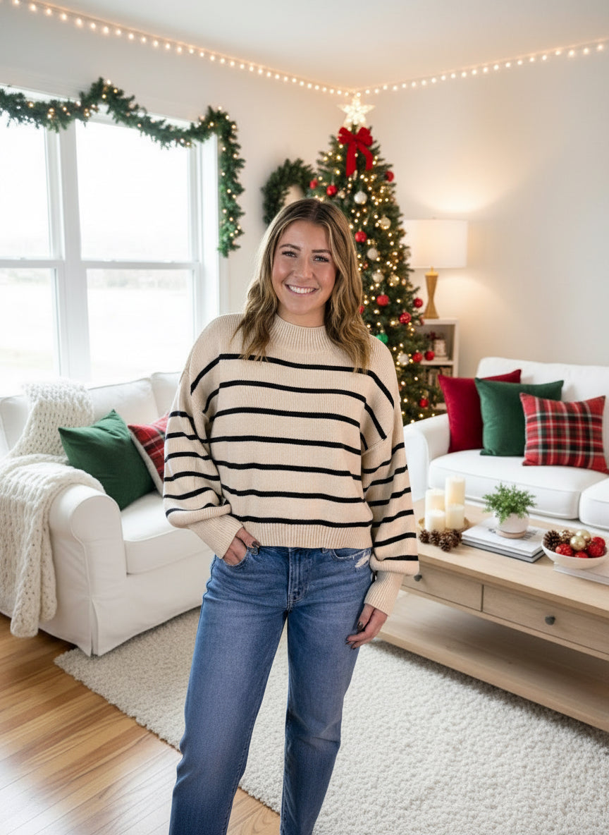 Knit Striped Sweater