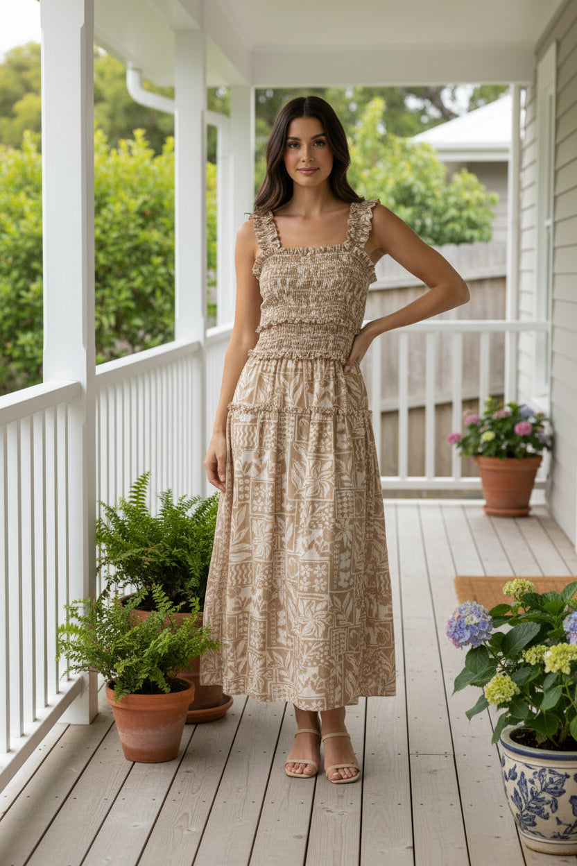 Amber Ruffle Dress
