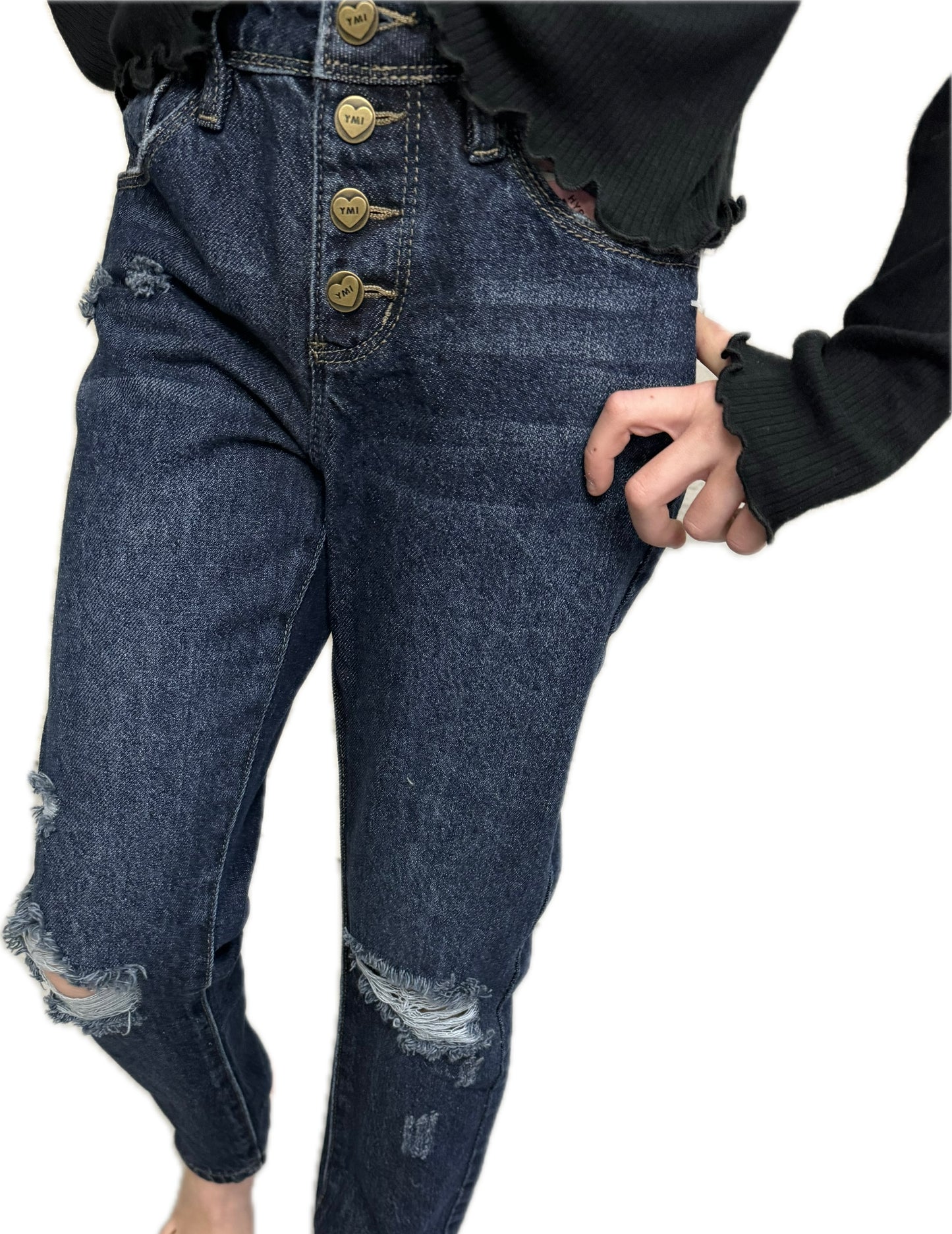 Girls Straight Leg Jeans