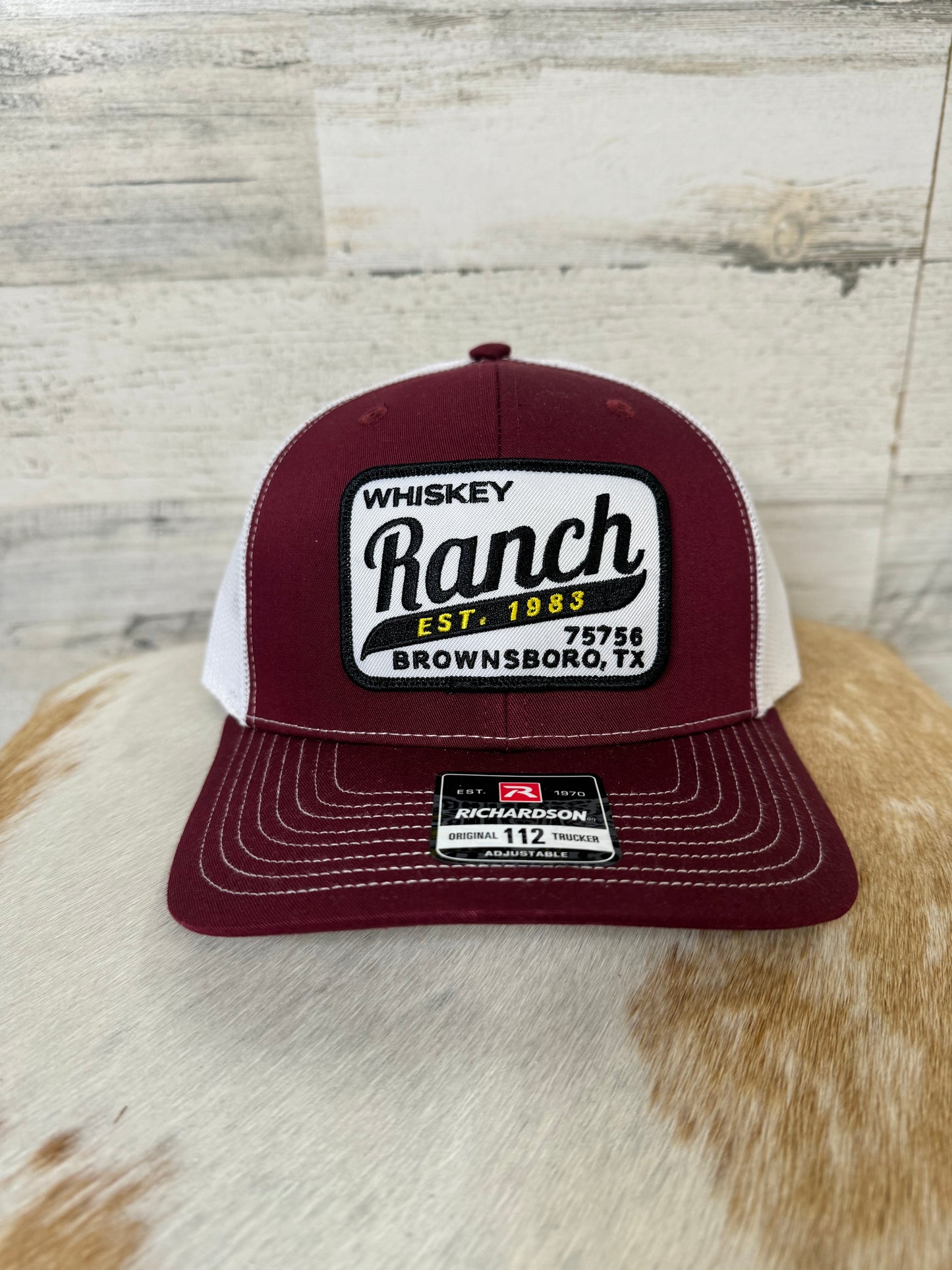 Whiskey Ranch Brownsboro TX Hat
