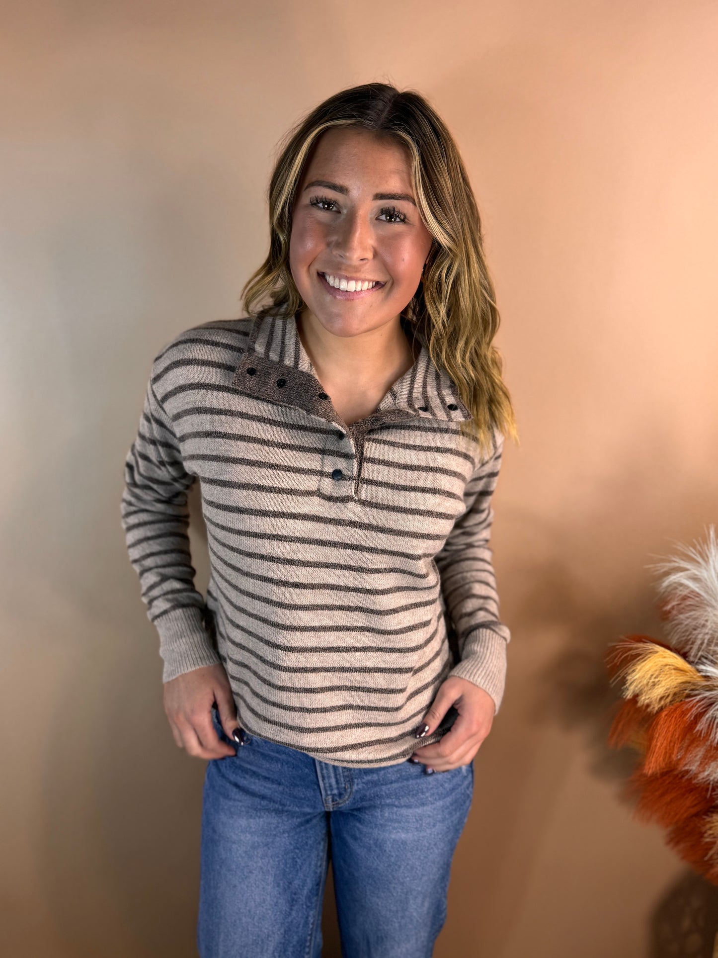 Mock Neck Pullover