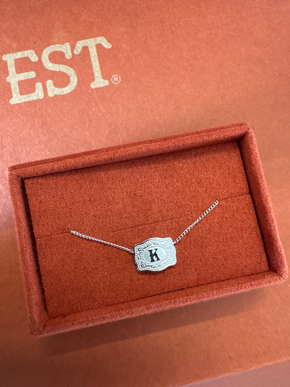 Belt Buckle Necklace K