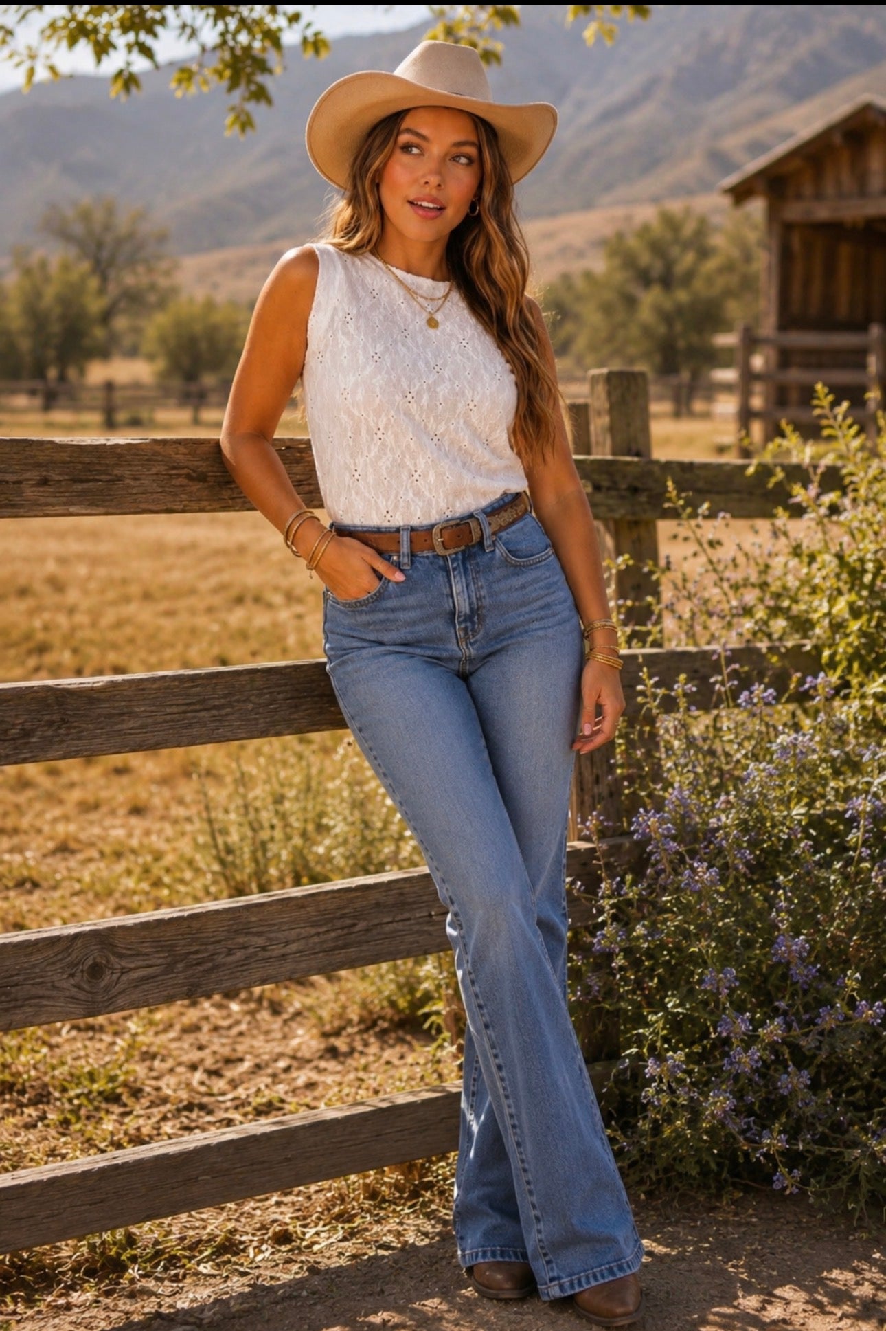 Lacey's Shell Top