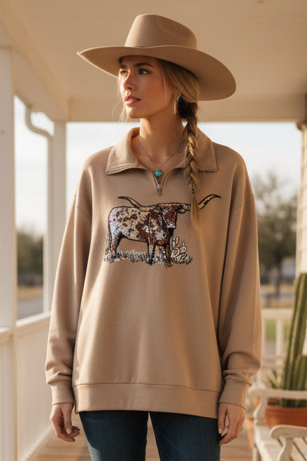 Lomita Longhorn Pullover