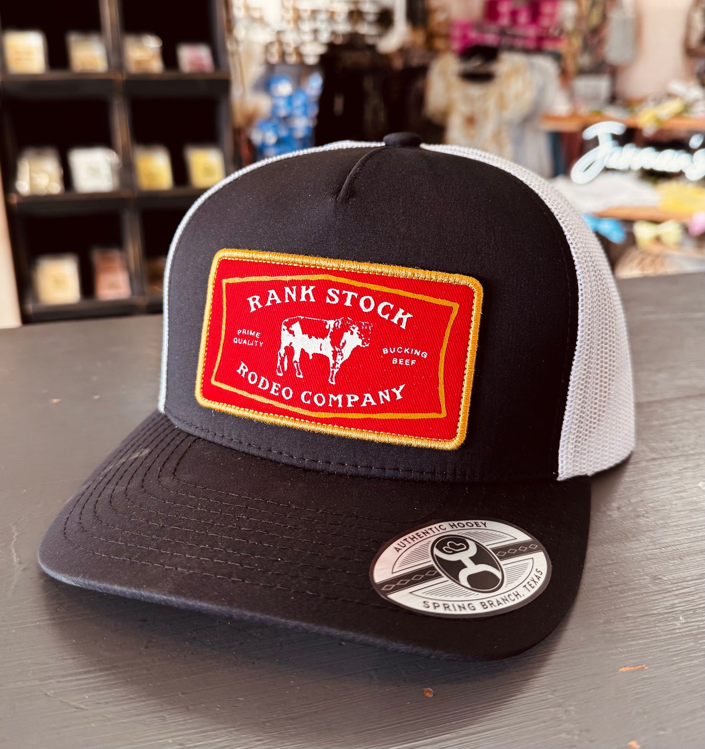 Hooey Rank Stock Trk Hat - Blk