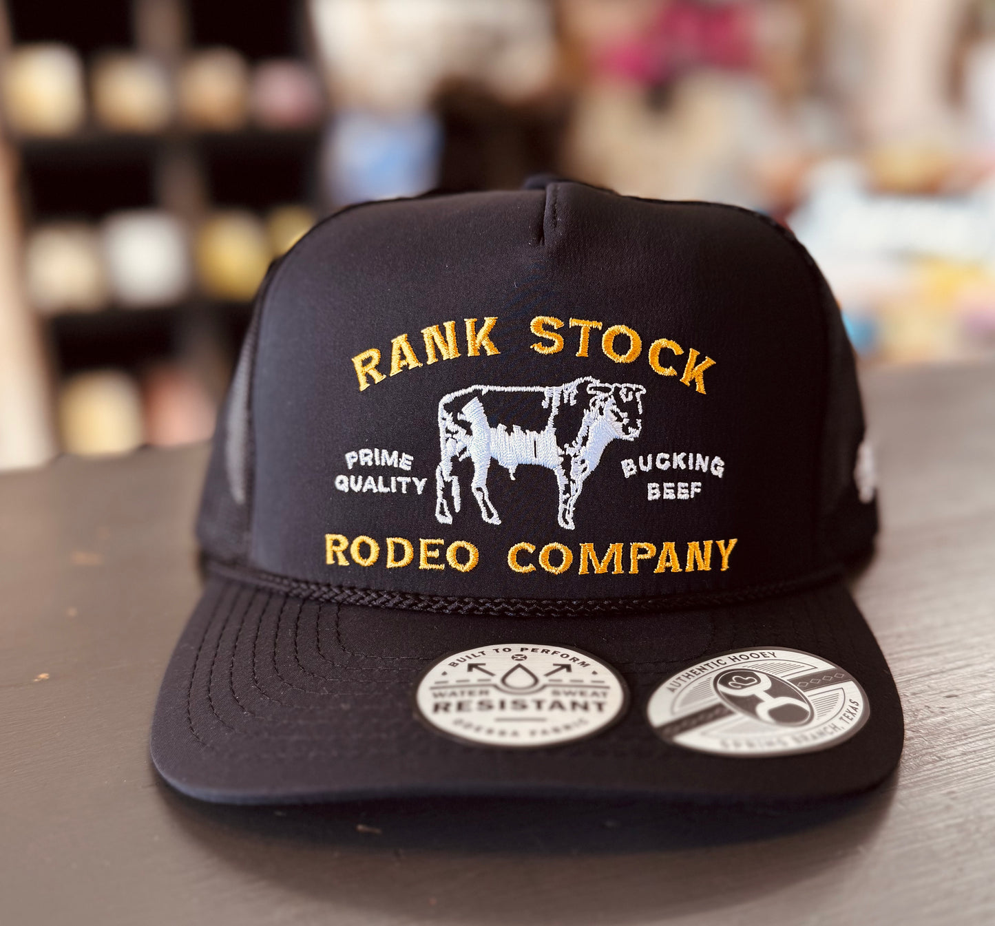 RS BLK 5P Hooey Hat