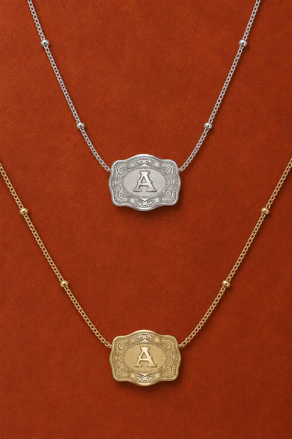 Belt Buckle Necklace
