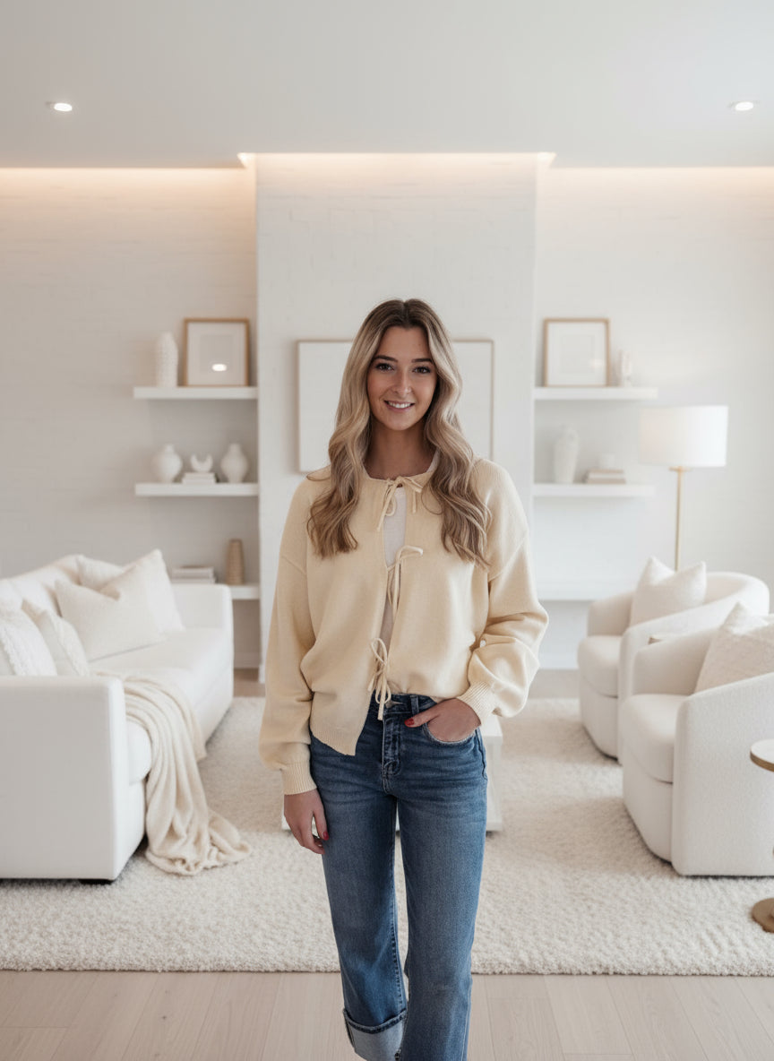 The Josie Bow Sweater