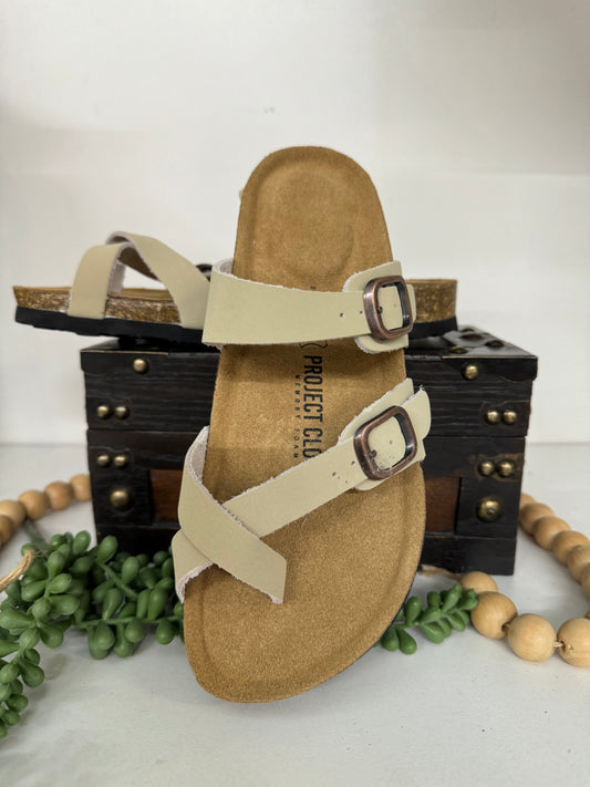 Lindas Beige Sandals