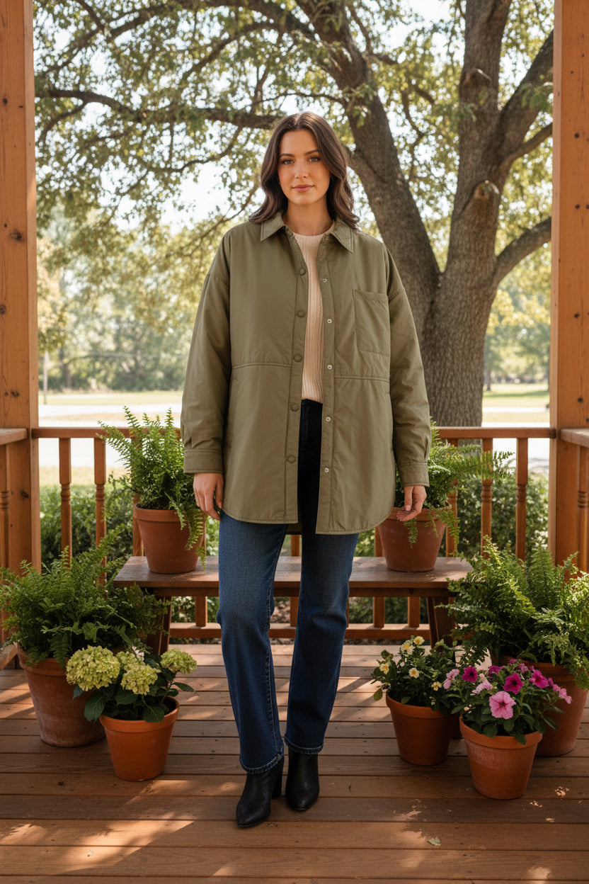 Casual Solid Jacket