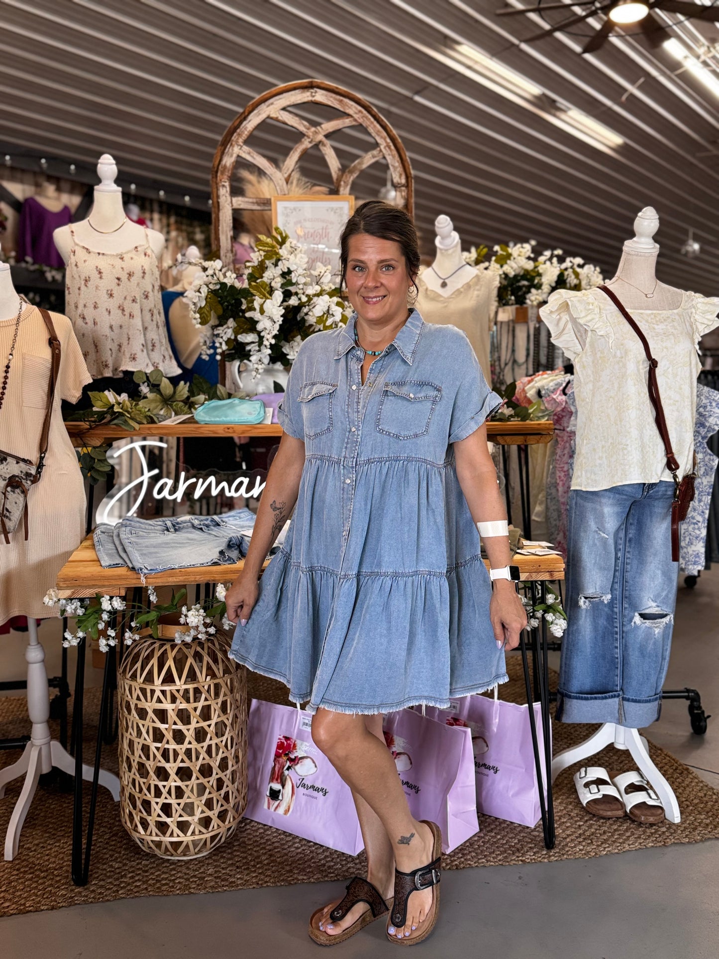 Demi the Denim Dress