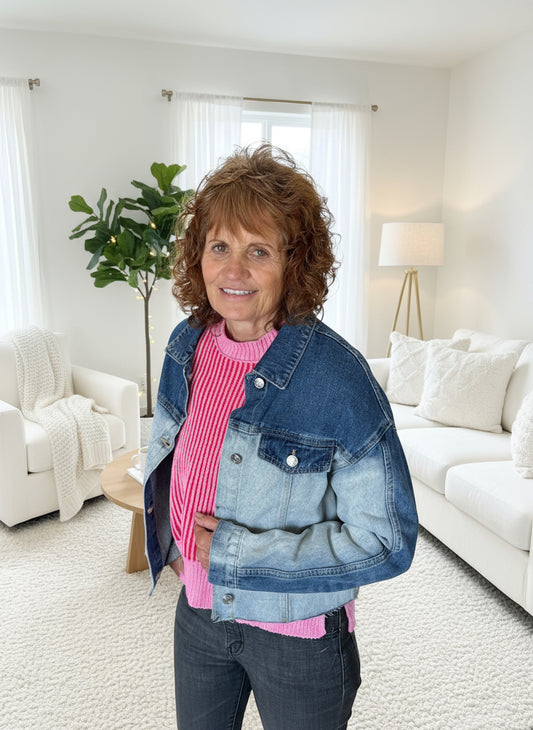 Lil's Two Tone Jean Jacket