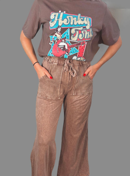 Espresso Wide Leg Pant