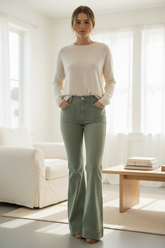 Risen High Rise Patch Pocket