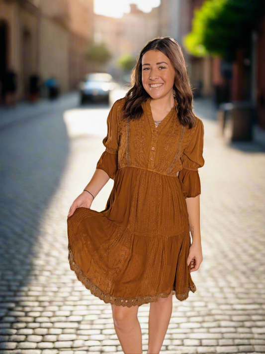 Boho Georgetta Dress