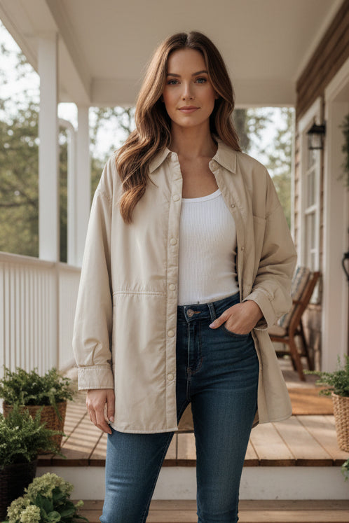 Casual Solid Jacket