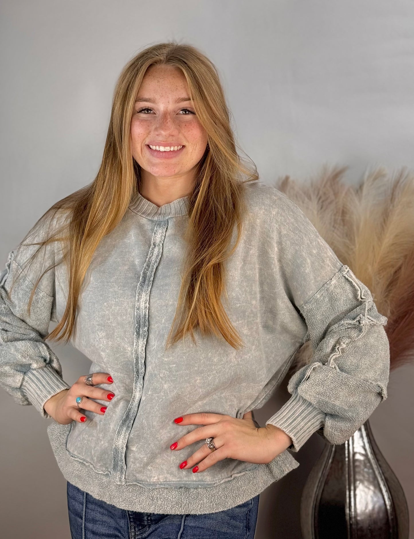 Puff Silver Grey Long Sleeve