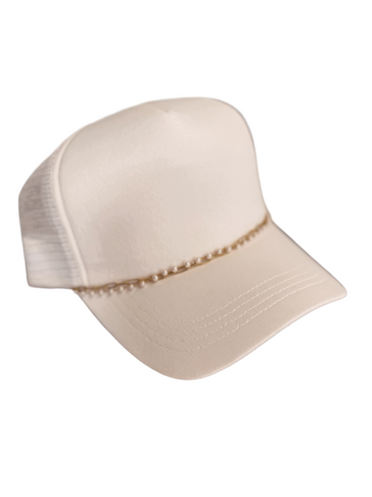 Mesh Pearl Trucker Hat