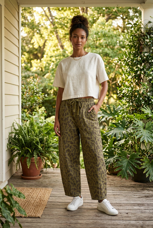 Olive Mix Pant