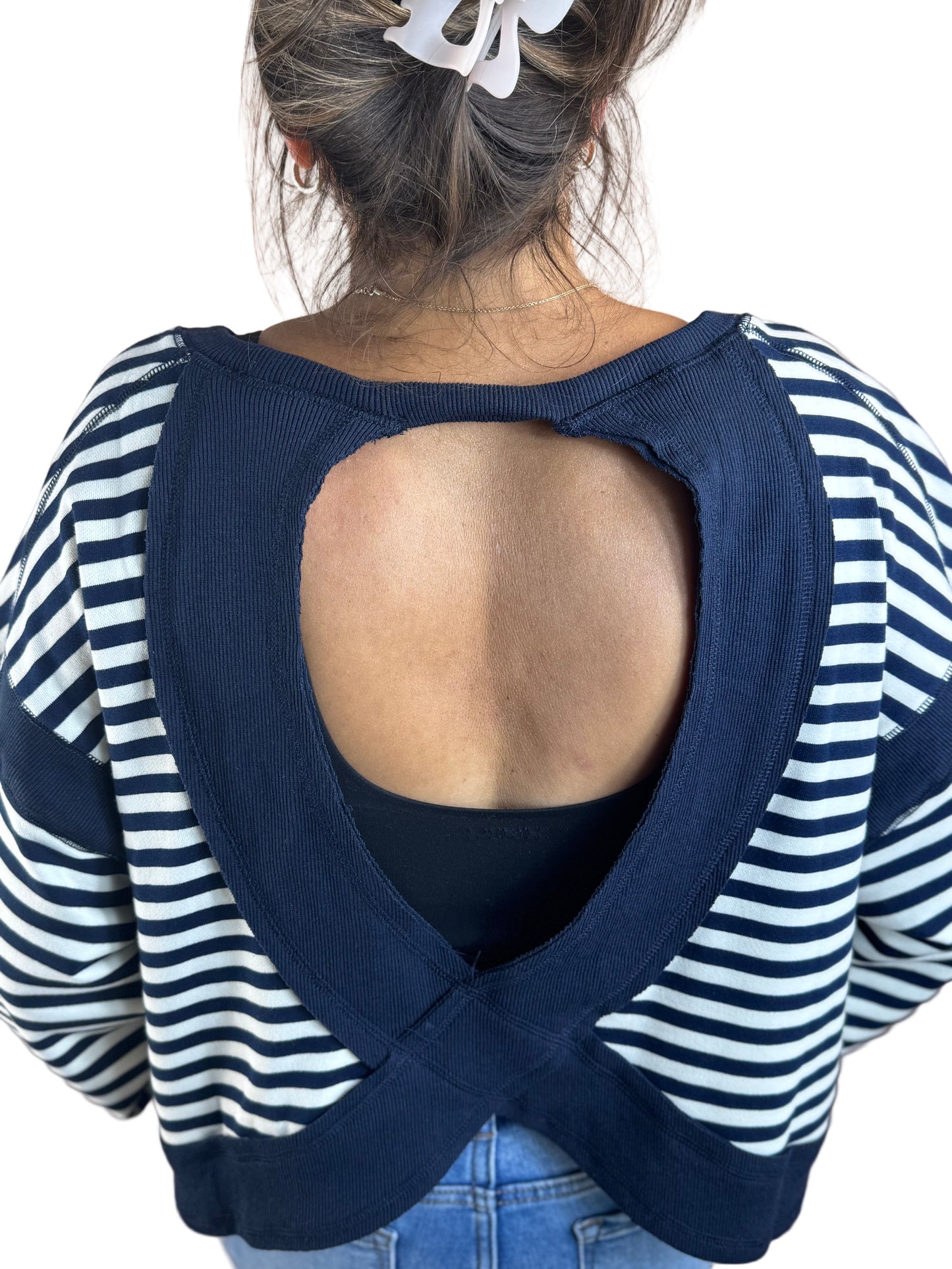 Jane Open Back Sweater