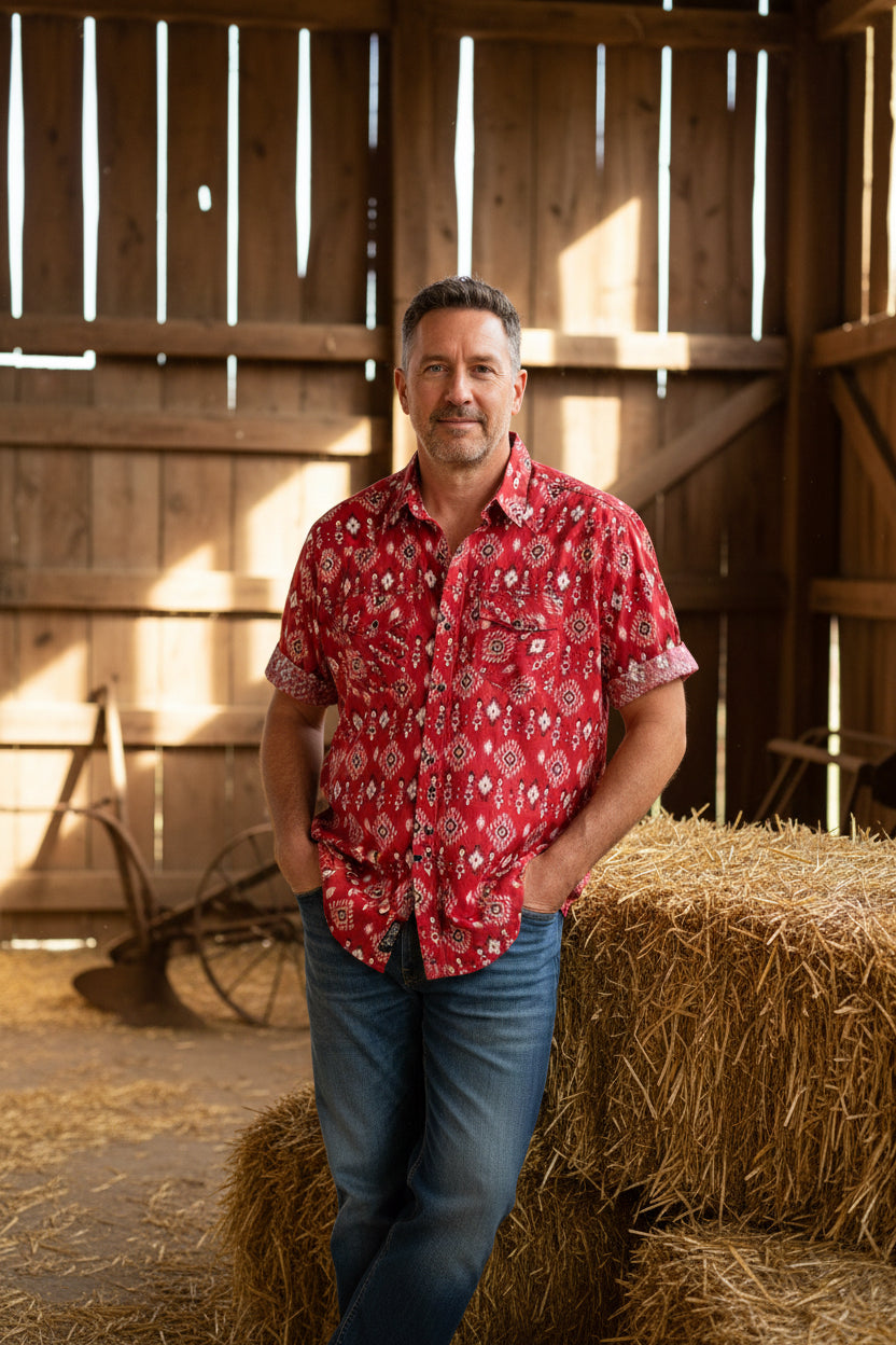 Seth's Snap Print Shirt