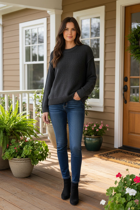 Saras Seam Sweater