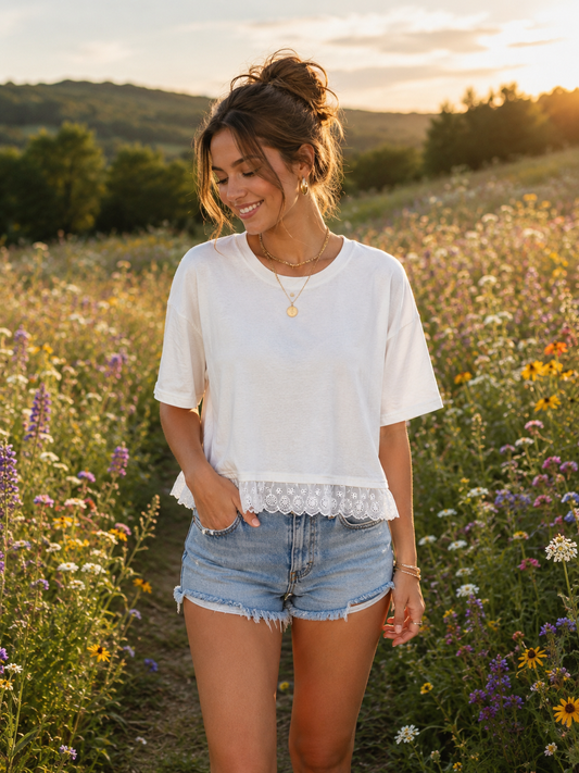 Eyelet Top