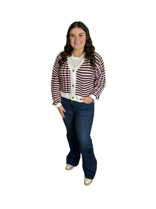 Harper Striped Button Up