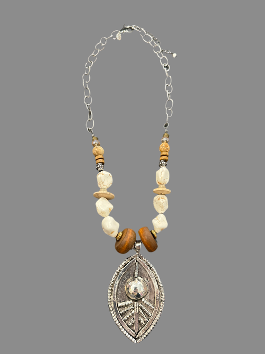 Short Beaded w/Tribe Pendant DR177