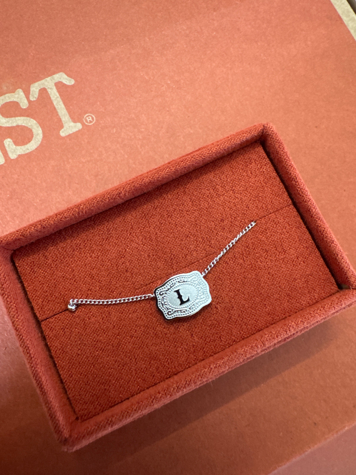 Belt Buckle Necklace L