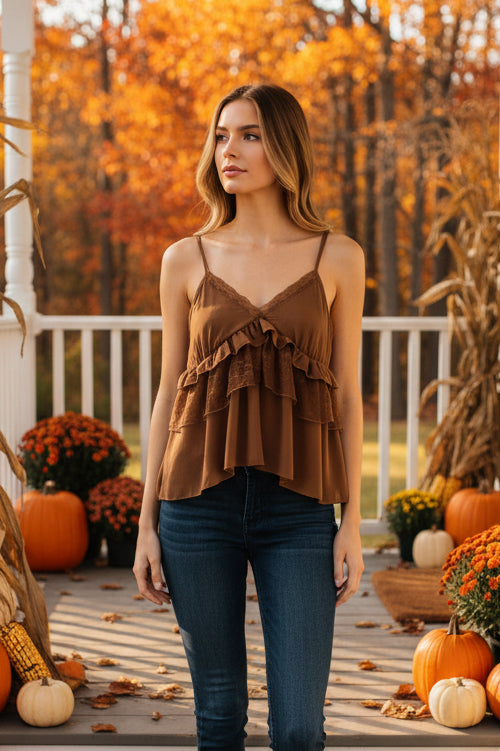 Lace Trim Cami
