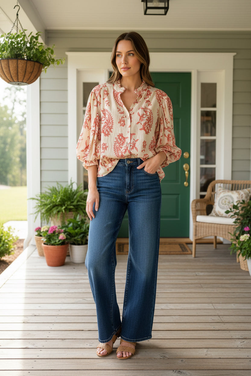 Gigis Button Blouse