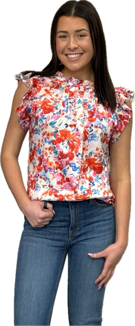 The Sarah Floral Tank