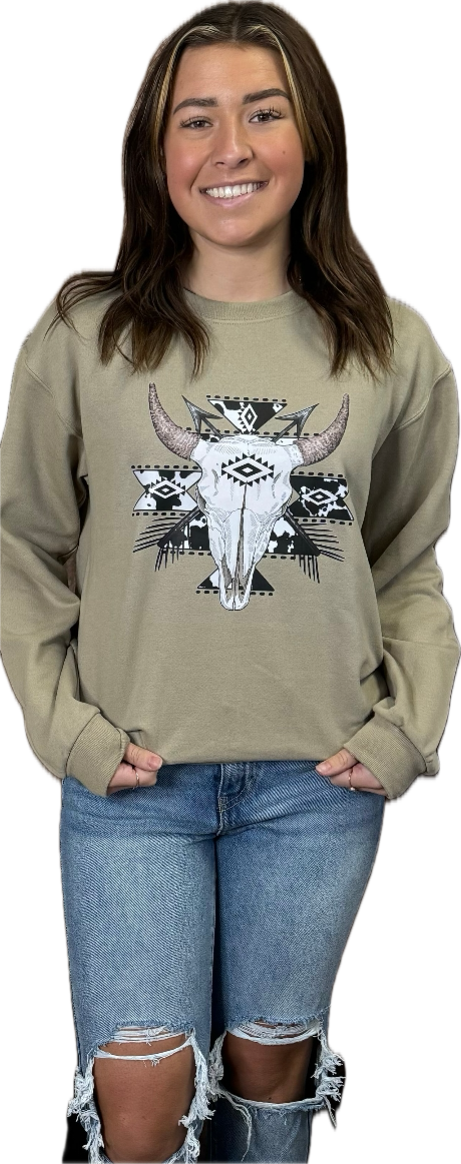 Skull Head Crewneck