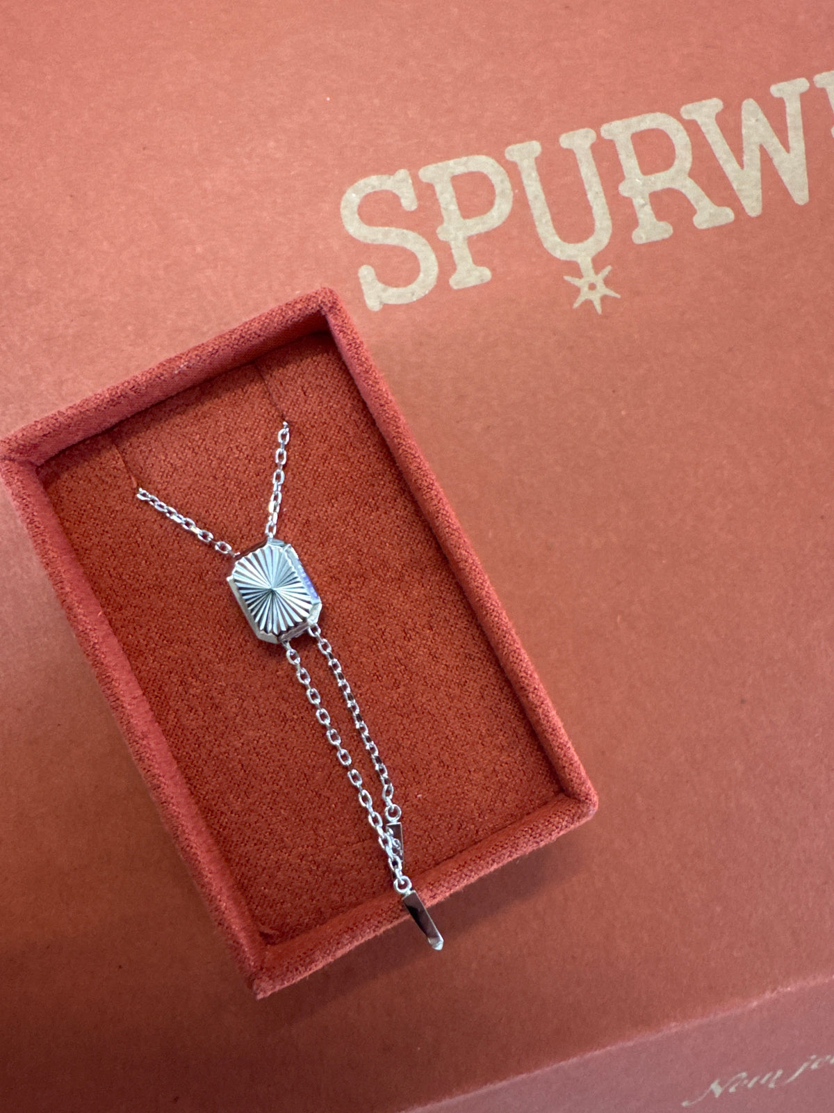 Hayden Bolo Tie Necklace Silver