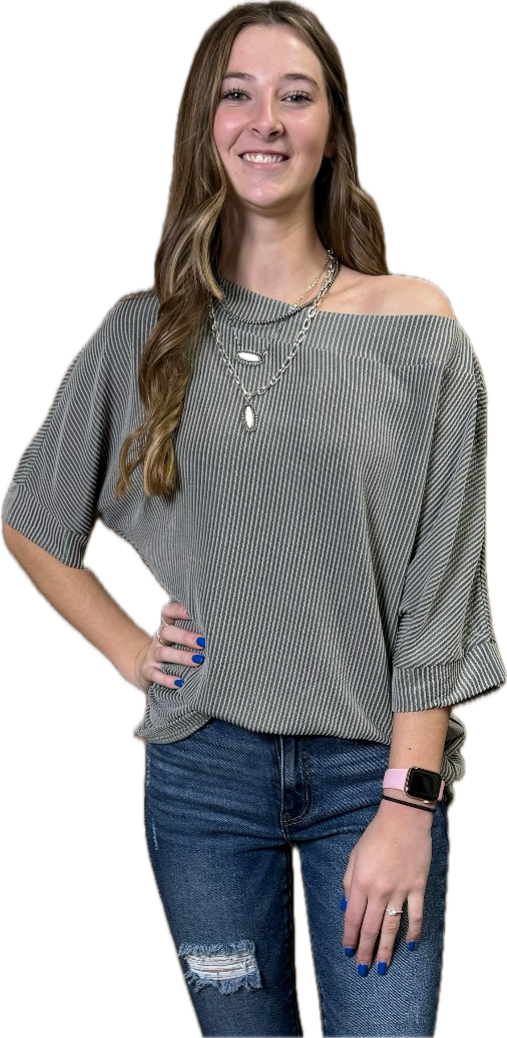 Dana Boatneck Blouse