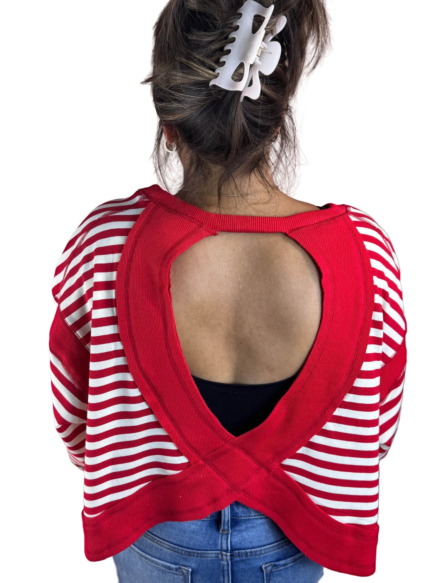 Jane Open Back Sweater