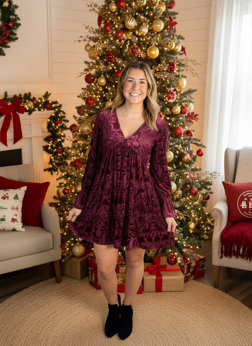 Holiday Mini Dress
