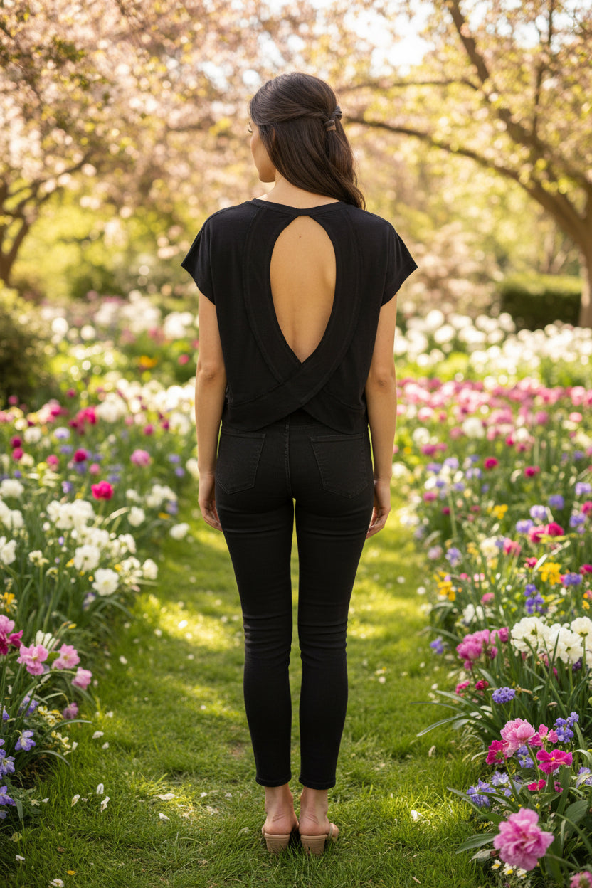 Sam Open Back Top