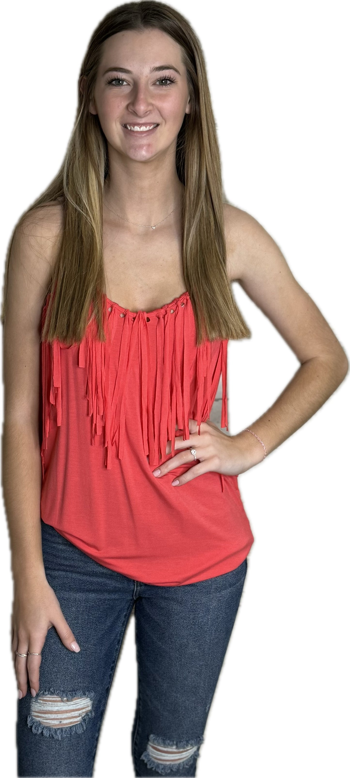 Jolene Fringe Tank Top