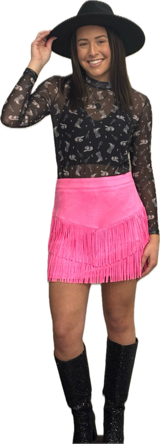 Fort Worth Pink Skirt